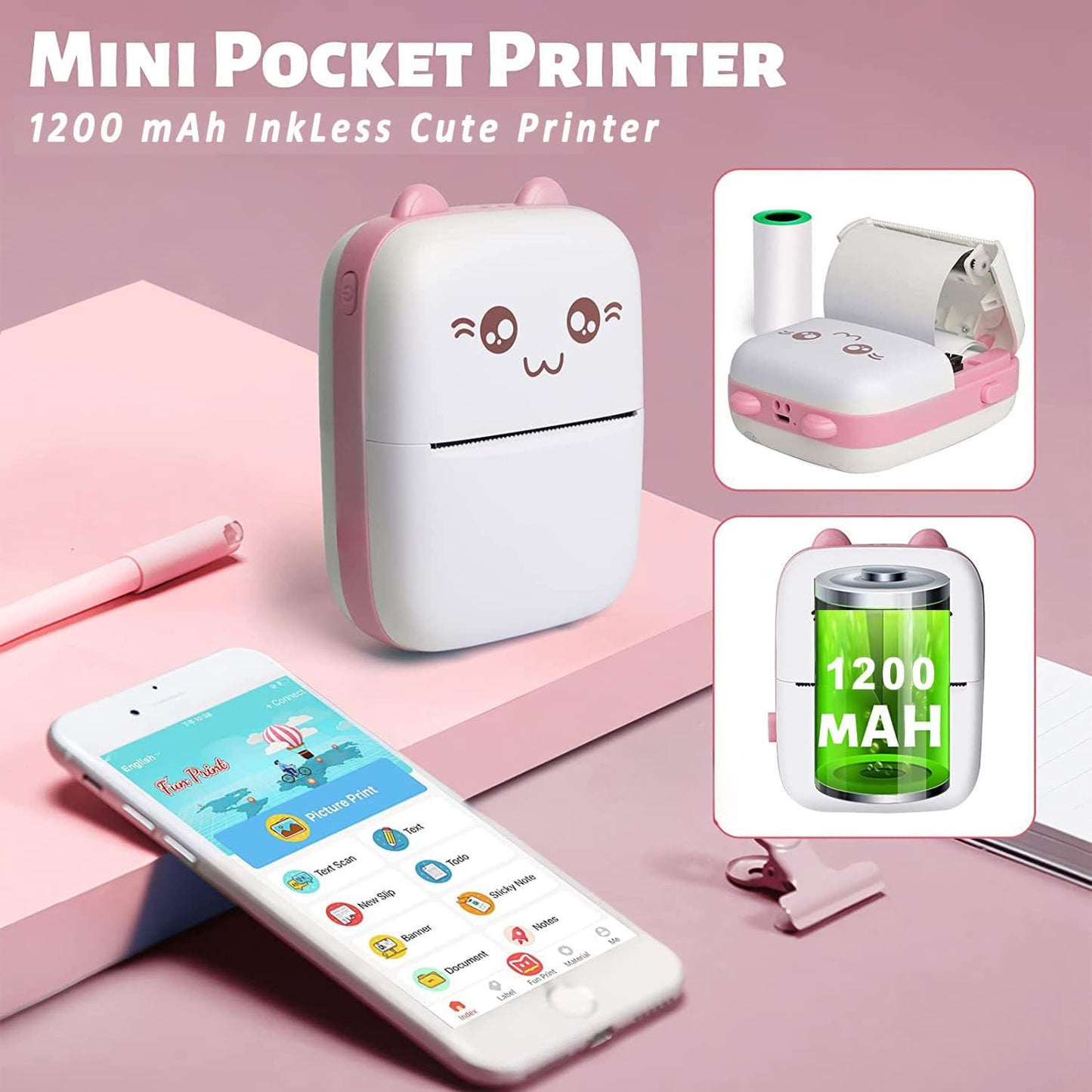 Mini portable Printer